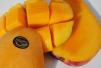 Mango abierto a trozos Mango abierto a trozos
